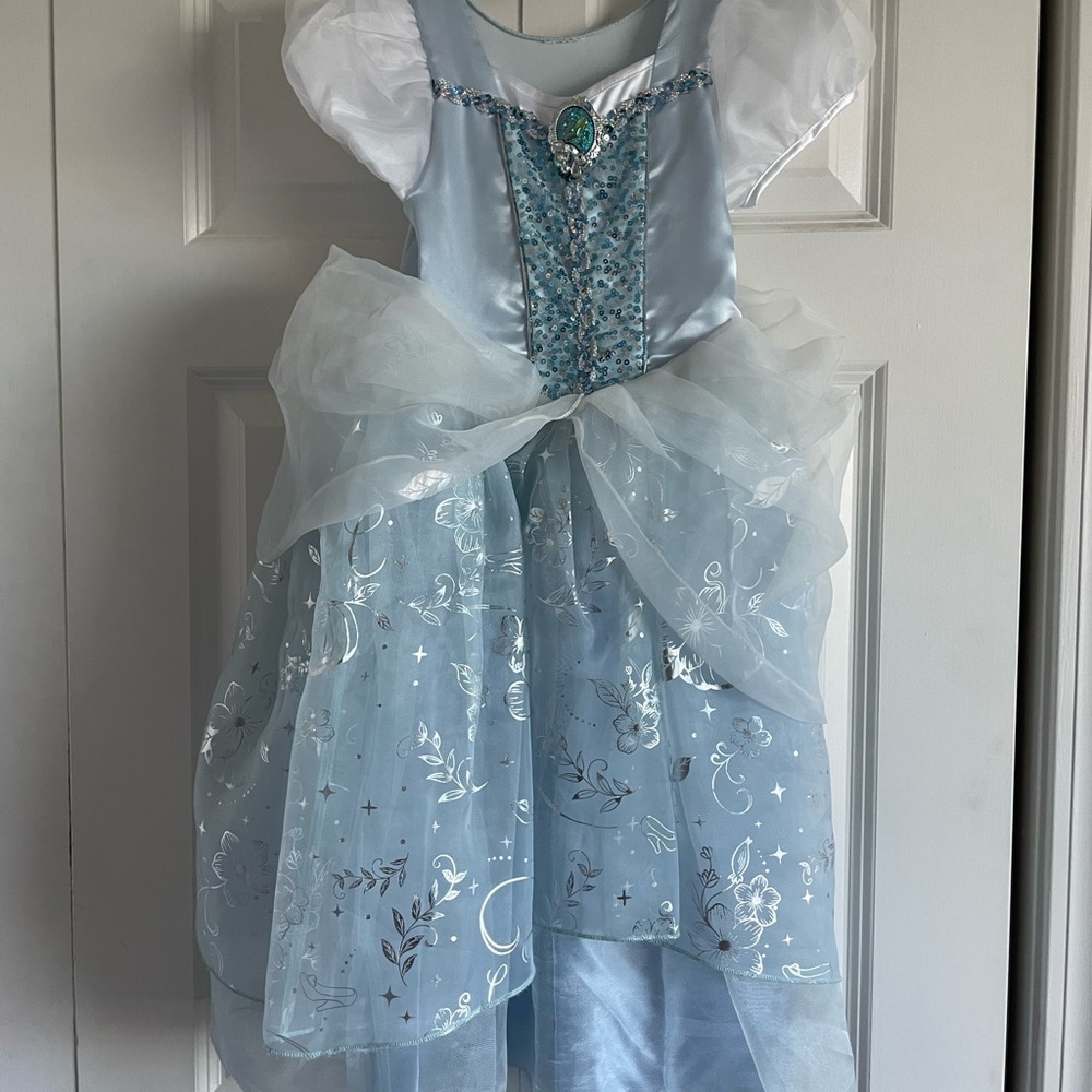 Authentic DISNEY CINDERELLA DRESS & SHOES - Picture 3 of 11